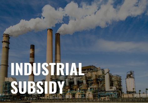 Industrial Paolicy Subsidies